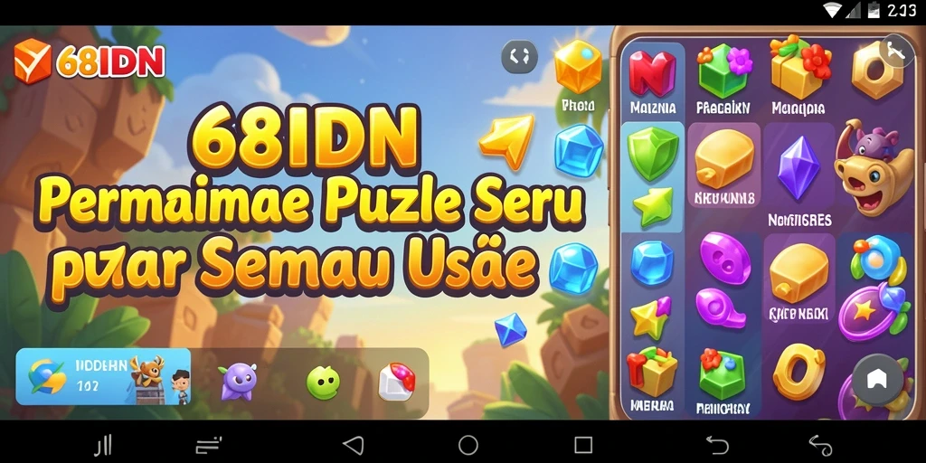 Gameplay menantang dan menyenangkan di 68IDN.