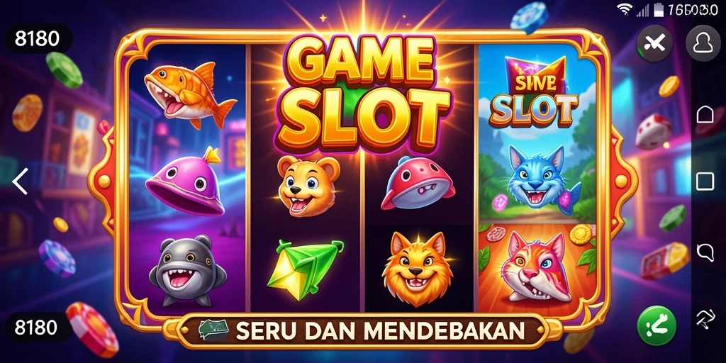 Screenshot utama 8180 menampilkan gameplay mesin slot yang menarik.