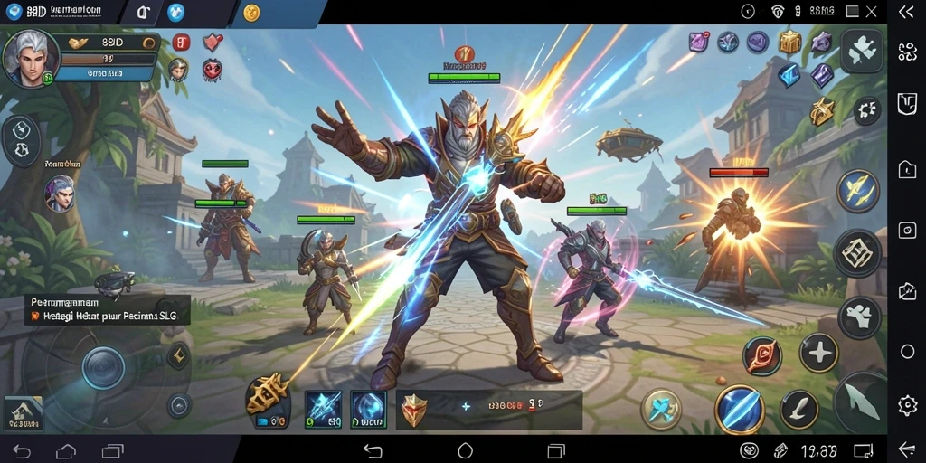 Tangkapan layar gameplay menunjukkan pertempuran strategis dalam 88ID.