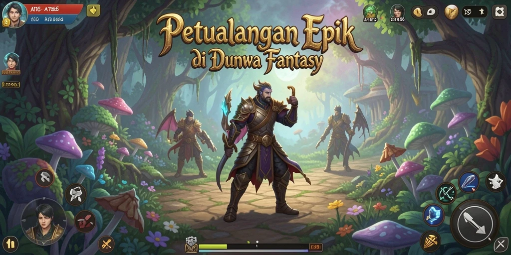 Tangkapan layar utama AT866 menampilkan aksi pertarungan yang mendebarkan.
