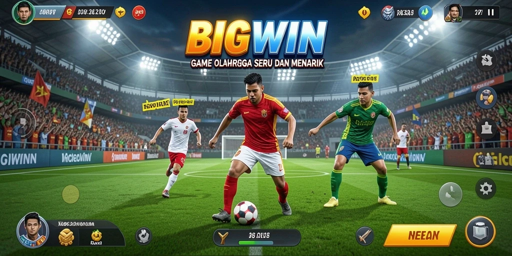 Tampilan menarik gameplay BIGWIN dalam aksi olahraga.