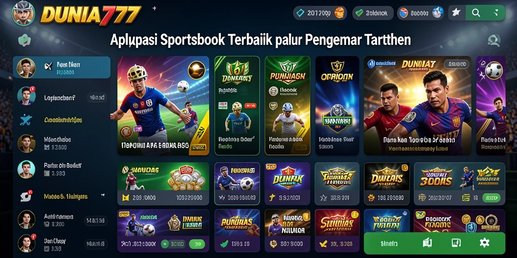 Tampilan menarik dari gameplay taruhan DUNIA777 yang interaktif.