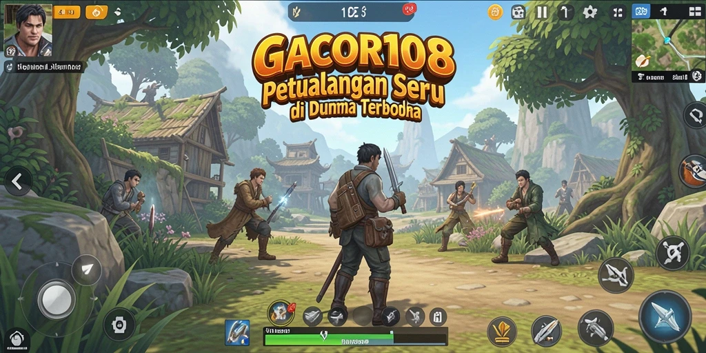 Tampilan gameplay GACOR108 yang menawan di dunia terbuka.