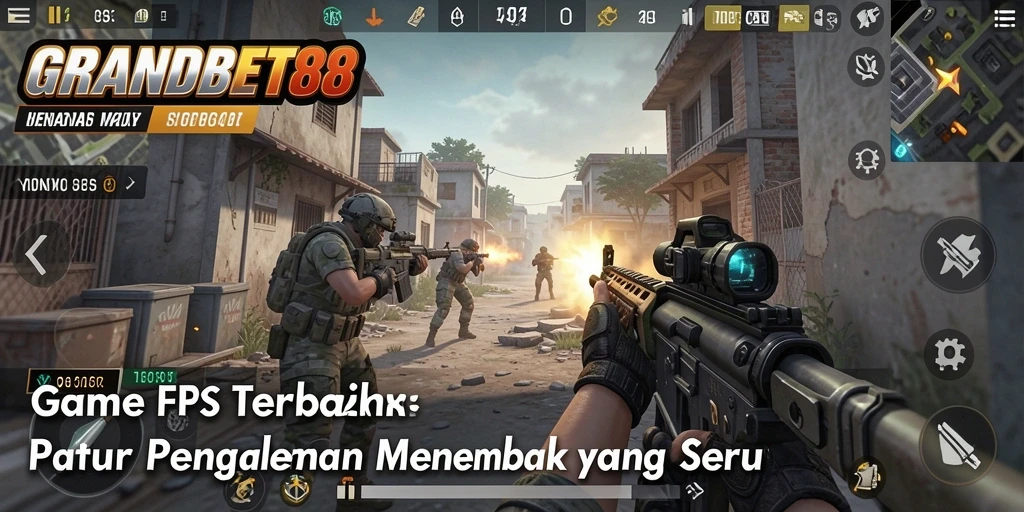 Tangkapan layar gameplay menampilkan aksi tembak-menembak yang mendebarkan.