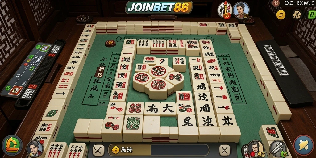Tampilan gameplay seru dari JOINBET88 Mahjong.