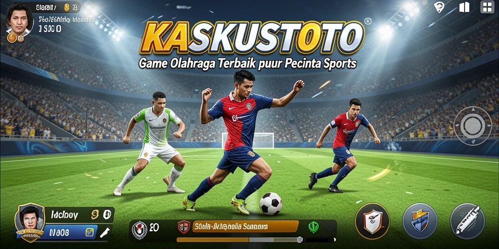 Gameplay KASKUSTOTO menampilkan pertandingan olahraga seru dan menegangkan.