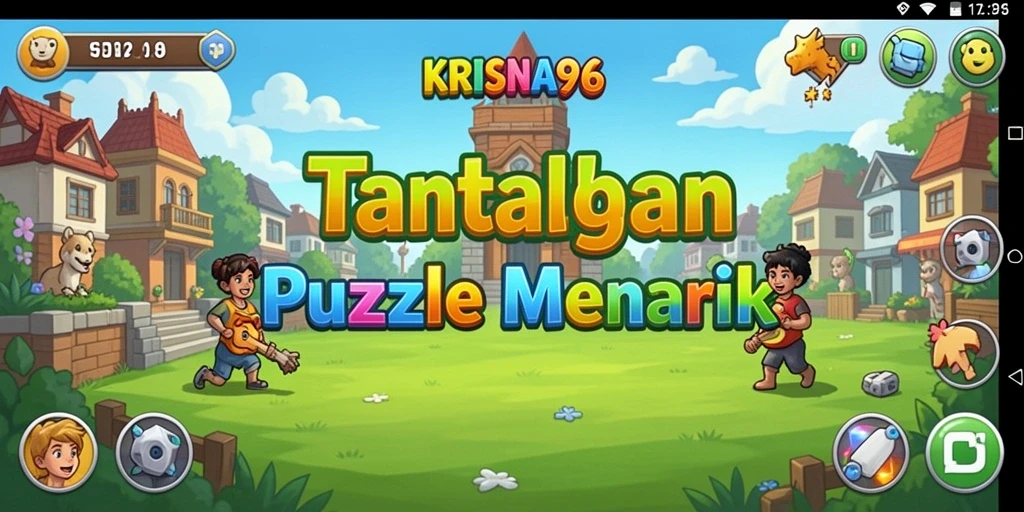 Tampilan gameplay KRISNA96 dengan tantangan Puzzle yang menarik.