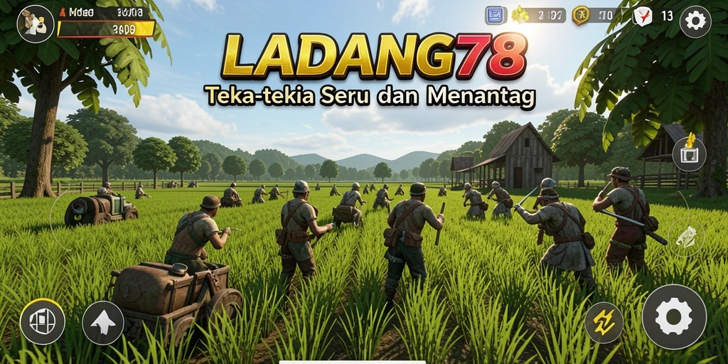 Tampilan gameplay <strong>LADANG78</strong> yang menarik dan penuh warna.