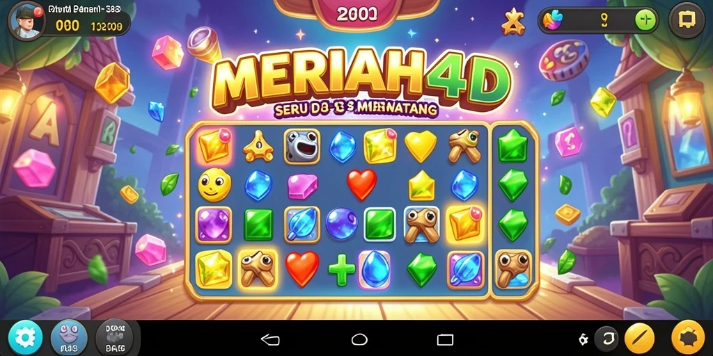 Screenshot utama dari gameplay seru MERIAH4D.