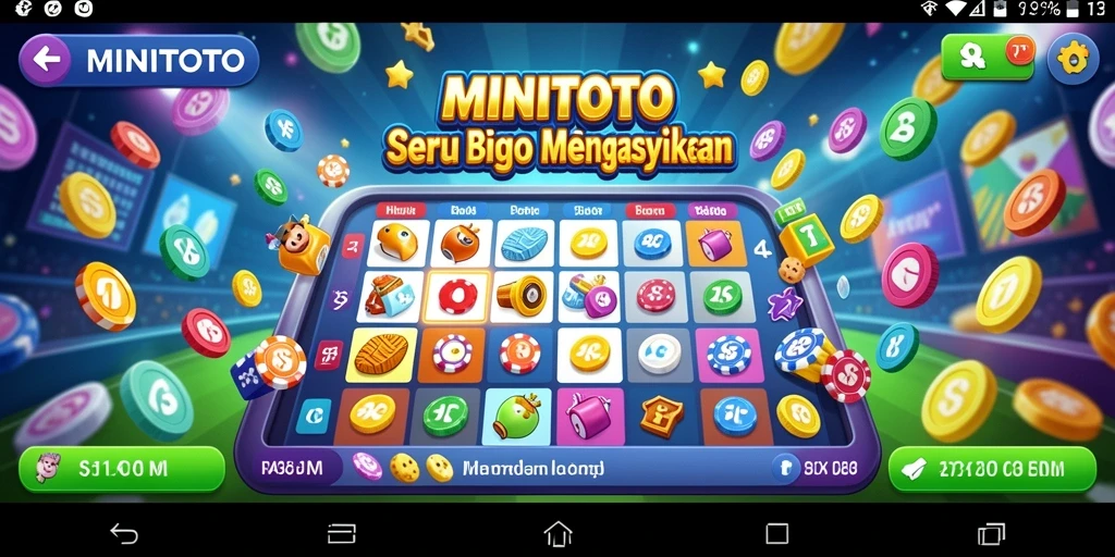 Gameplay seru saat bermain Bingo di MINITOTO.