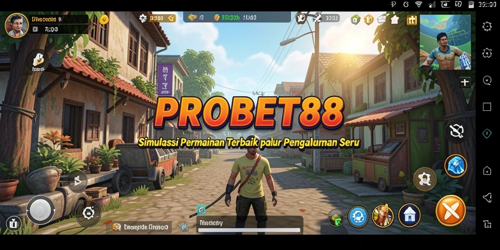 Tampilan gameplay PROBET88 yang menarik dan interaktif dalam simulasi.
