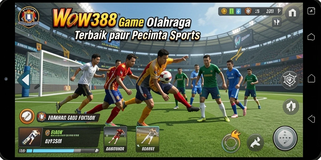 Screenshot gameplay WOW388 menampilkan aksi seru dalam berbagai olahraga.